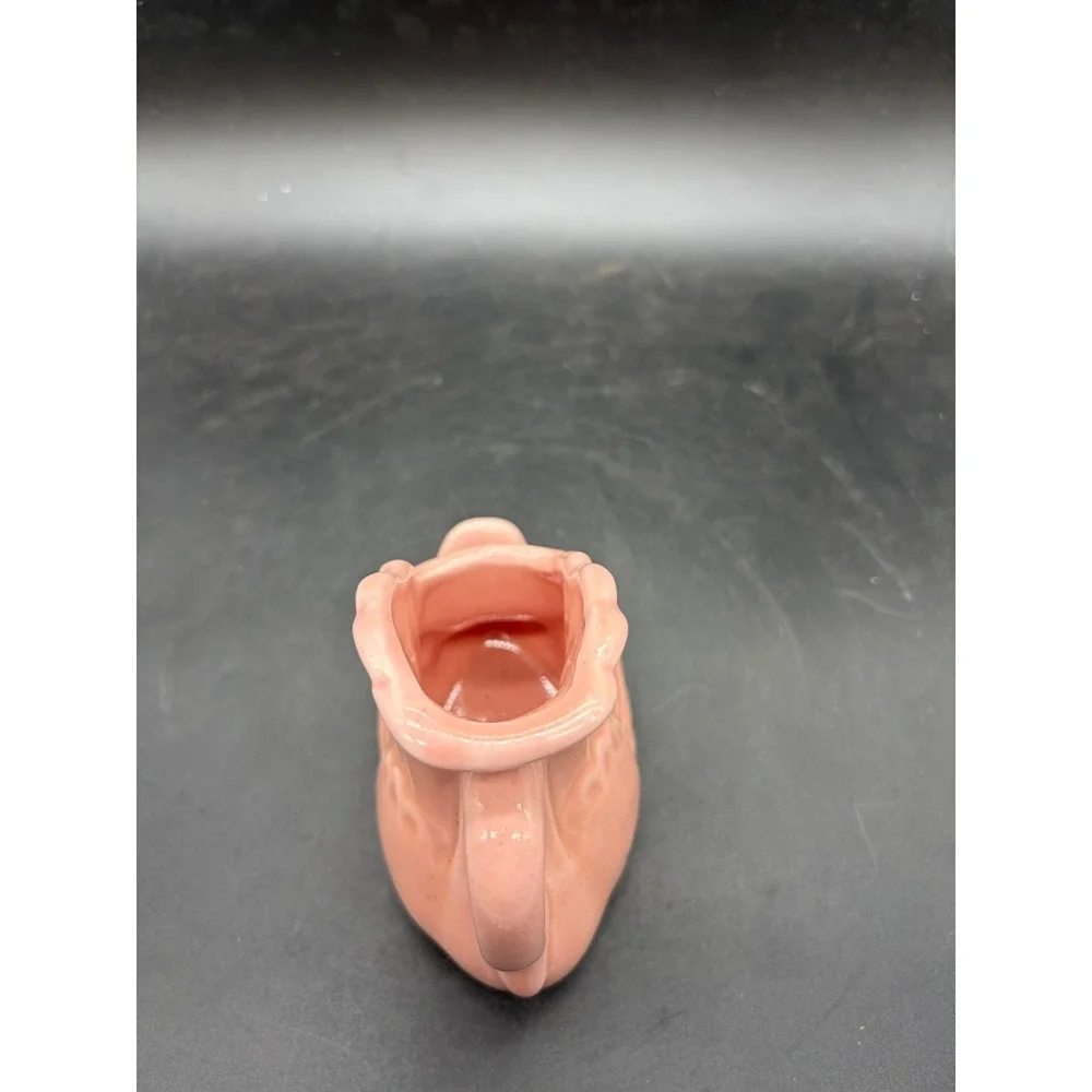 Vintage‎ Pink Ceramic Swan Planter Mini Vase Mid Century Modern Decor
